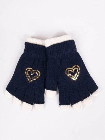 Yoclub! Rękawiczki Dziewczęce z Cekinami 14