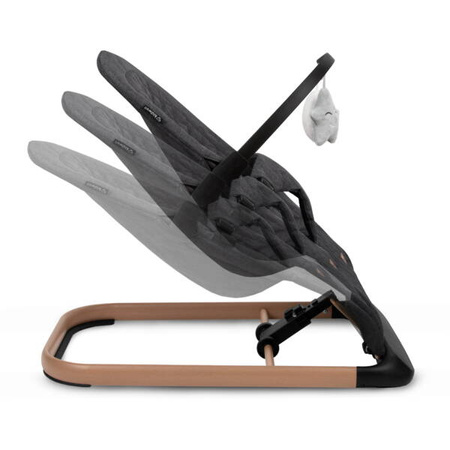 Kidwell Laro Leżaczek Bujaczek Black / Wooden