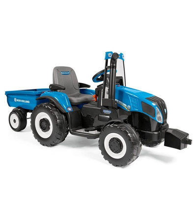 PegPerego New Holland Traktor 12v Traktor z Przyczepą