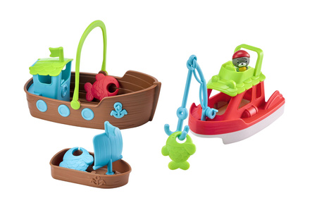 Klorofil Kuter Rybacki 3w1 Zabawki Kąpielowy