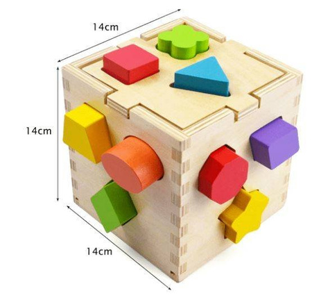 Kostka Sorter Drewniany AC7662