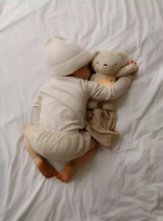 Szumisie Szumiący Miś 5w1 z Lampką Beż