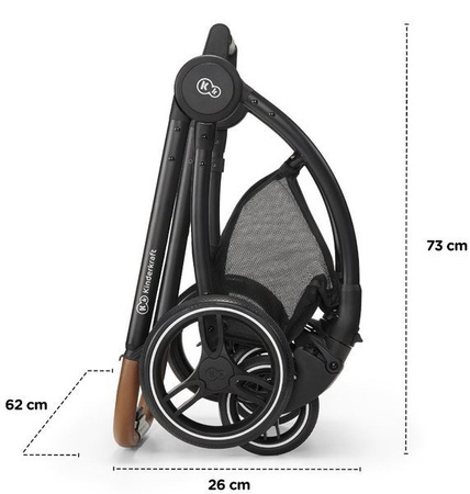 Kinderkraft Evolution Wózek Spacerowy + Cocoon Platinum Grey