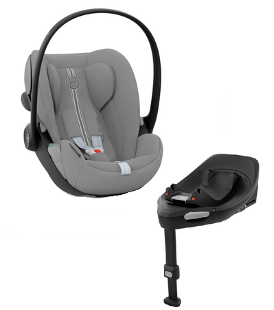 Cybex Cloud G I - Size Fotelik Samochodowy Stone Grey Plus 0-13kg + Cybex Baza G Black