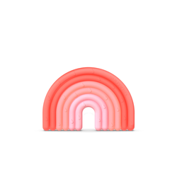 Suavinex Gryzak Silikonowy 0m+ Tęcza Różowa