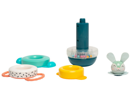 Taf Toys Piramida Króliczek Hunny – Kolorowa Układanka dla Niemowląt 9m+