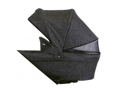 Kunert Molto Premium Wózek Głęboko-Spacerowy 2w1 Grafit Jeans Złota Rama Koła Żelowe