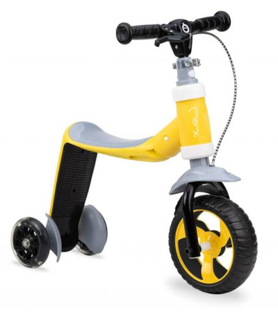 Momi Elios 2w1 Hulajnoga Jeździk Żółty