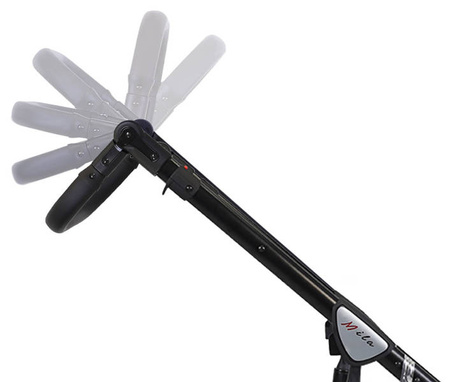 Kunert Mila Wózek Głęboko-Spacerowy 2w1 Pudrowy Róż Czarna Rama Koła Żelowe