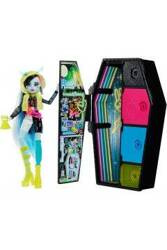 Mattel Lalka Monster High Straszy Sekrety Frankie Stein Neon