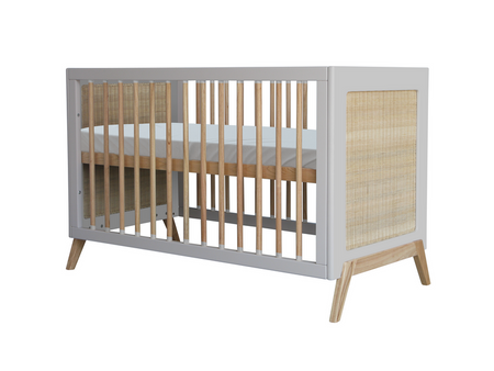 Theo Bebe Marelia Łóżeczko Ratanowe 60x120cm Lune