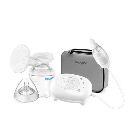 Babyono Laktator elektryczny z aspiratorem COMPACT PLU