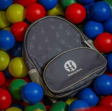 Petite&Mars Backie Plecaczek Dla Dziecka Grey Hills