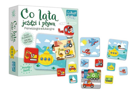 Trefl Co Lata, Jeździ i Pływa Gra Edukacyjna