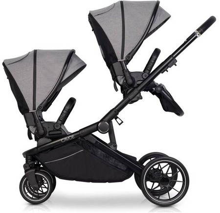 Cavoe Avec Wózek Głęboko-Spacerowy Bliźniaczy 2w1 Frost