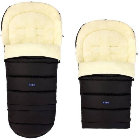 Zaffiro iGrow 2.0 Śpiworek Do Wózka Wełna Czarny