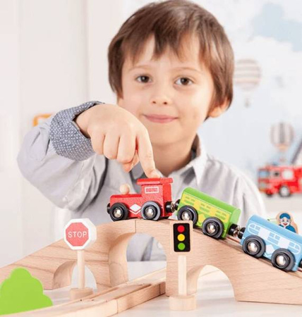 Trefl Zabawka Drewniana Hejka Kolejka