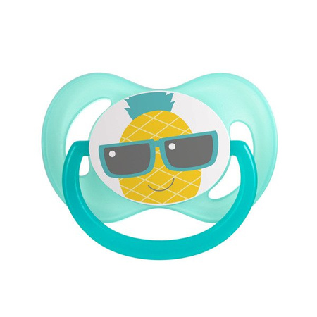 Canpol Babies Smoczek Uspokajający Silikonowy Symetryczny 0-6m So Cool 22/521 Turkus