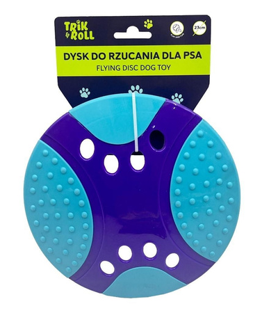 Trik&Roll Dysk do Rzucania dla Psa 23cm Niebieska