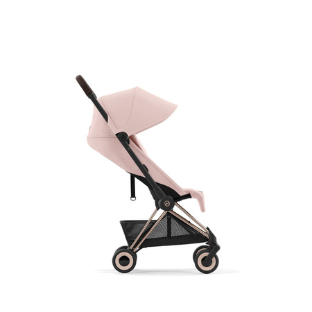 Cybex Coya Wózek Spacerowy Rama Rosegold Peach Pink + Pałąk do Wózka