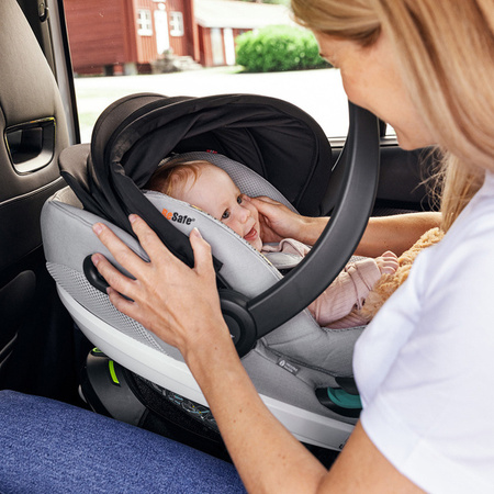 BeSafe Beyond Go Fotelik Samochodowy 0-18 kg + Baza Morska Zieleń
