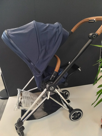 OUTLET Cybex Mios 3.0 Wózek Spacerowy Midnight Blue Plus Rama Chrome Brown