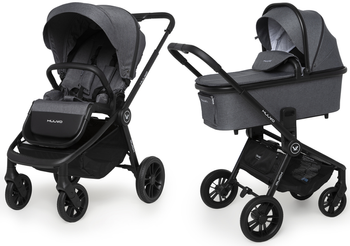 [OUTLET] Muuvo Quick 2023 Wózek Głęboko-Spacerowy Carbon Graphite