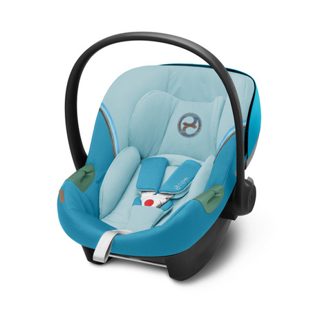Cybex Aton S2 i-Size Fotelik Samochodowy 0-13kg Beach Blue 2023 + Cybex Baza One Isofix