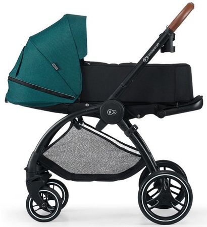 Kinderkraft Evolution Wózek Spacerowy + Cocoon Midnight Green