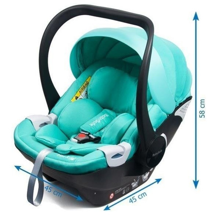 Babysafe York I-size Fotelik Samochodowy + Baza Isofix 0-13kg KORALOWY