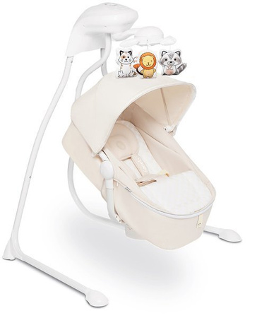 Lionelo Henny Leżaczek Bujaczek Huśtawka (beige)