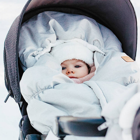 Beaba Śpiwór zimowy do wózka 6-24m Heather grey