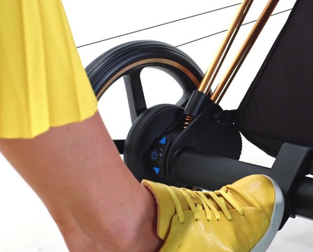 Cybex ePRIAM Rama w zestawie ze Stelażem Siedziska Rosegold E-PRIAM