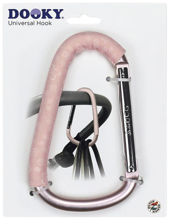 Dooky Uniwersalny hak/zaczep do wózka Floral Pink