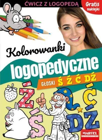 Martel Kolorowanki Logopedyczne Głoski Ś Ź Ć DŹ