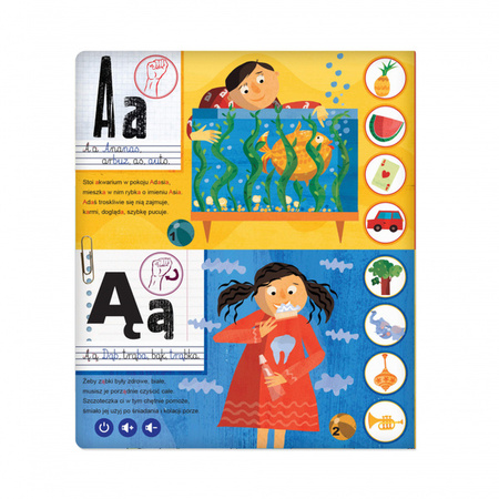 Czytaj z Albikiem Książka Moje Pierwsze Literki 3+