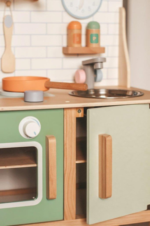 Joueco Drewniana kuchnia z akcesoriami