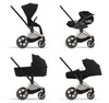 Cybex Priam 4.0 Tapicerka Siedziska Eco Onyx Black