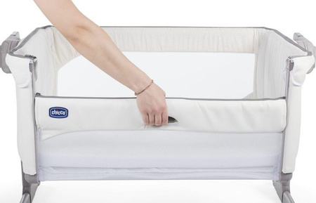 Chicco Next2Me Magic New 2023 Łóżeczko Dostawne Dla Dzieci White Snow
