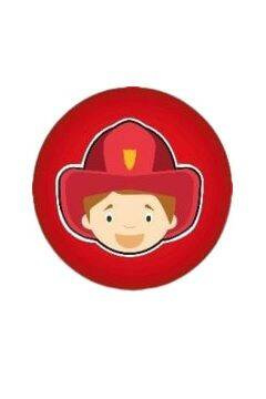 Artyk Piłka Kolorowa Strażak 23 cm