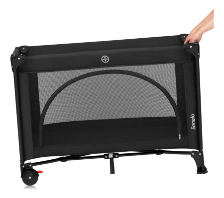 Lionelo Laura łóżeczko turystyczne Black Carbon