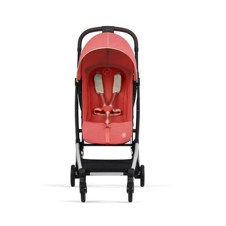 Cybex Orfeo Wózek Spacerowy Rama Srebrna Hibiscus Red