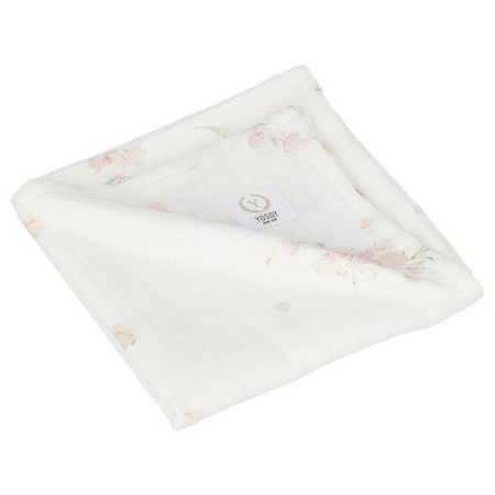 Yosoy Otulacz Muślinowy 100% Bawełna Organiczna 80x80cm Kwiat Wiśni