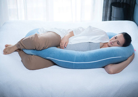 Motherhood Kojec Premium Dla Kobiet W Ciąży Niebieski 2024