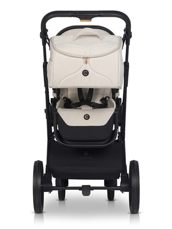 Cavoe Axo Shine Wózek Głęboko-Spacerowy 2w1 + Torba + Adaptery Champagne