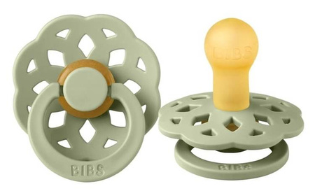 Bibs Boheme 2-Pak Smoczki Uspokajające Kauczukowe Hevea Rozmiar S Sage & Cloud