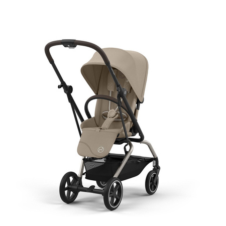 Cybex Eezy S Twist Plus 2 Wózek Spacerowy Rama Taupe Almond Beige 2024