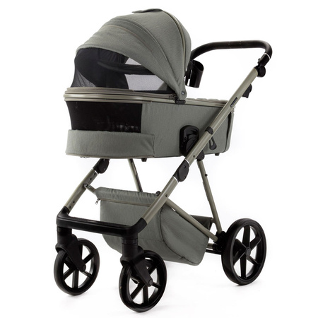 Adamex Delta Natura 4 Wózek Głęboko-Spacerowy Salvia