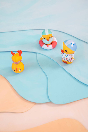 LILLIPUTIENS 3 kaczuszki do kąpieli Nauka pływania 9 m+