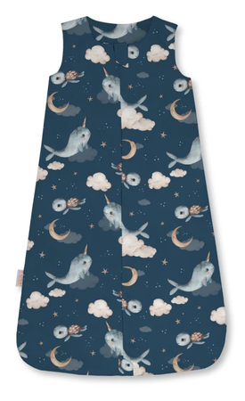 Waldin Śpiworek 0.5 TOG Wieloryb Granatowy Rozmiar M